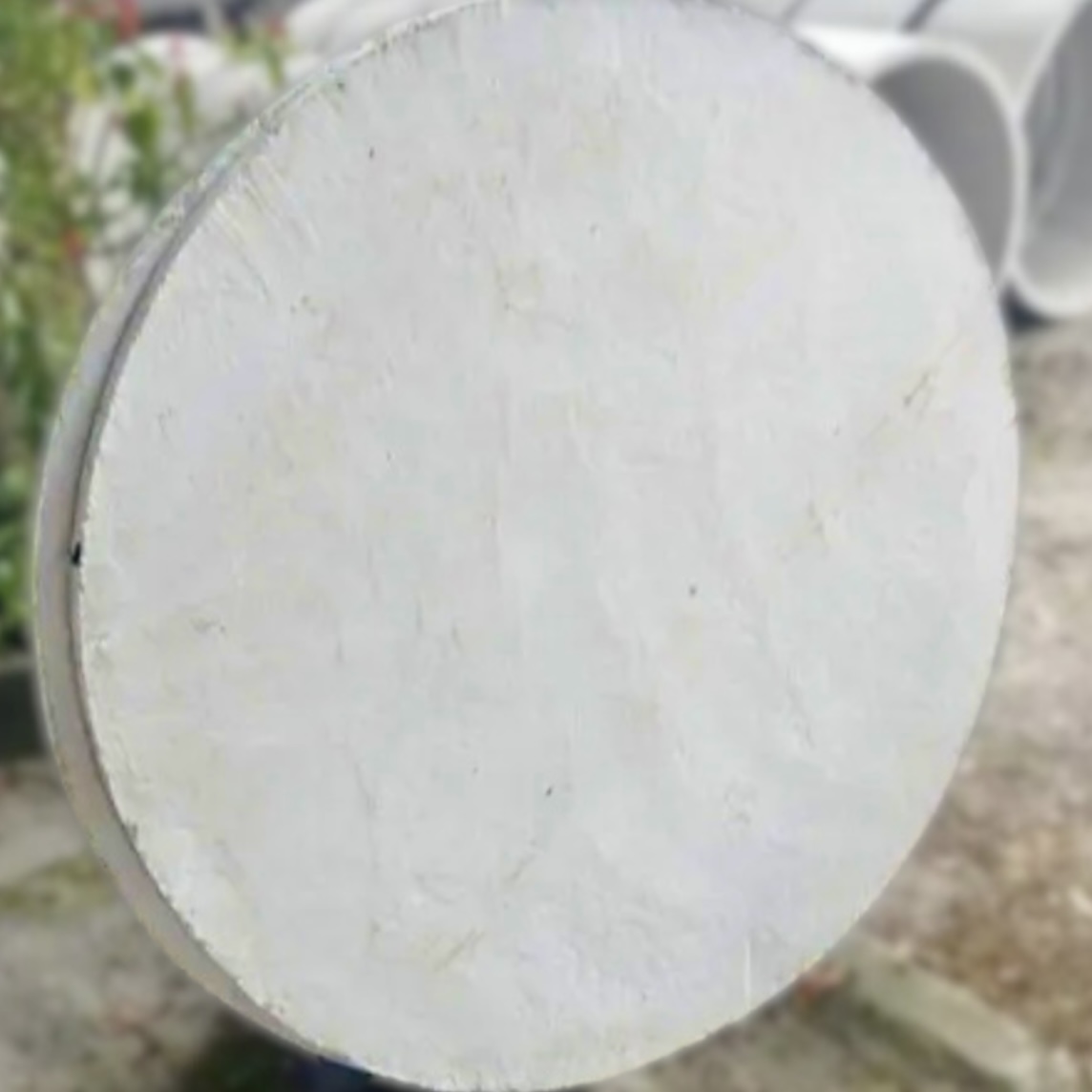 Artefatos de concreto fabricados pela empresa